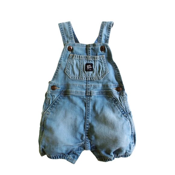 Baby B'Gosh Denim Bubble Shortalls 9 Months - Picture 1 of 10